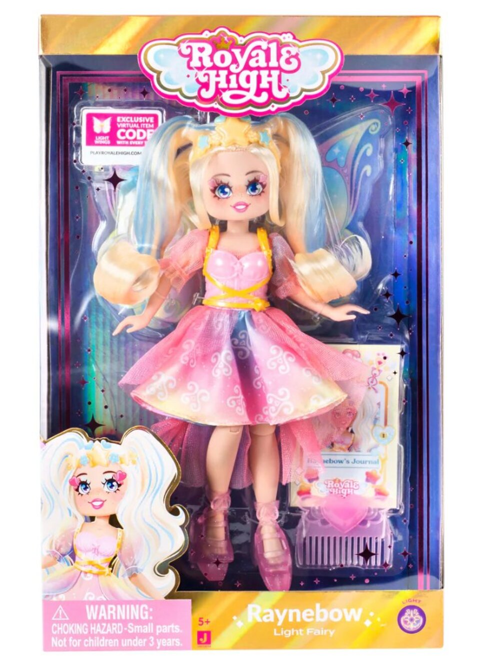 Royale High 9-Inch Fashion Doll - Raynebow the Light Fairy Doll